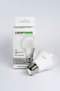 LEDS POWER Светодиодная лампа A60 E27 11Вт 4000К