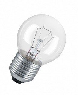 Osram лампа накаливания Е27 60W шар прозрачный