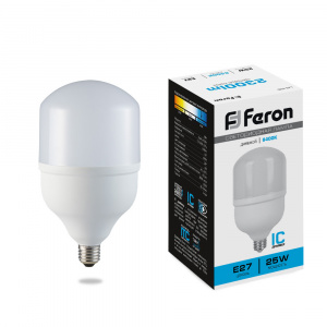 FERON Лампа светодиодная LB-65 E27 25W 6400K