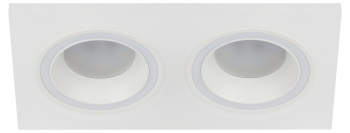 Встраиваемый светильник декоративный ЭРА DK92 WH MR16/GU5.3 белый