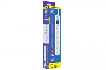 Рowercube Сетевой фильтр PC PRO 5+1*1,9м LCконтур 16А/3,5кВт