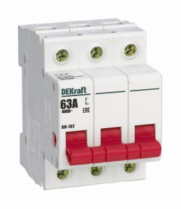 Изображение товара Systeme (Schneider) Electric  DEKraft Выключатель-разъединитель 3Р 63А ВН-102