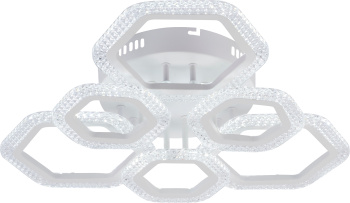 Rivoli Светильник потолочный светодиодный Nancy 6111-106 96 Вт LED 2800К - 6200К модерн с пультом