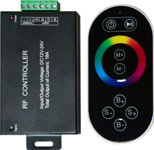 FERON Контроллер RGB для светодиодной ленты LD55 черный 12V 18А 216W от оптового интернет-магазина Макел25.