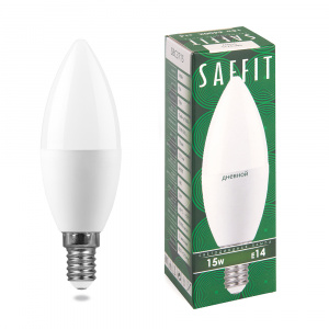 FERON SAFFIT Лампа светодиодная, 15W 230V E14 6400K C37, SBC3715