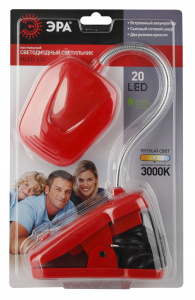 Эра настольный светильник светодиодный NLED-420 1,5W красный с аккум.*