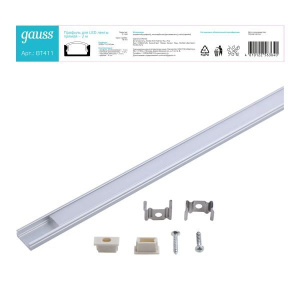 Изображение товара Gauss Профиль для ленты LED прямой - 2m 1/60