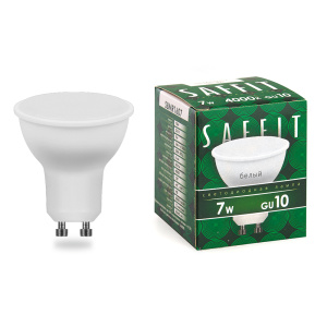 SAFFIT Лампа светодиодная, 7W 230V GU10 4000K MR16, SBMR1607