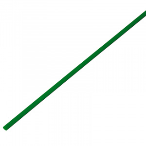 Трубка термоусаживаемая ТУТ 2,0/1,0мм, зеленая, упаковка 50 шт. по 1м, PROconnect