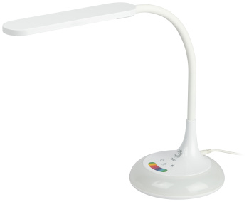 ЭРА Настольный светильник NLED-481-10W-W светодиодный с основанием белый