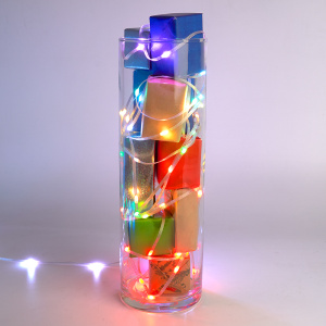 Изображение товара FERON Гирлянда линейная Smart, 100LED RGB, 10м, IP20 USB + Пульт ДУ, прозрачный шнур, CL593