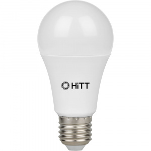 GENERAL Лампа светодиодная HiTT-PL-A60-27-230-E27-3000, 1010016, E27, 3000 К