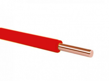 Провод ПуВнг(А)-LS 1х2,5 ГОСТ на катушке (750м), красный TDM