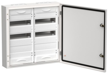 Изображение товара TITAN 5 Корпус металлический ЩРн-72 (2х36) 585х570х140мм IP54 белый (одна дверь) IEK