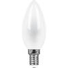 FERON лампа светодиодная свеча филамент, 9W 230V E14 2700K матовая LB-73*