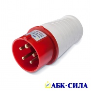 АБК-СИЛА Вилка НТ-015 16А 5 контактов 380В IP-44