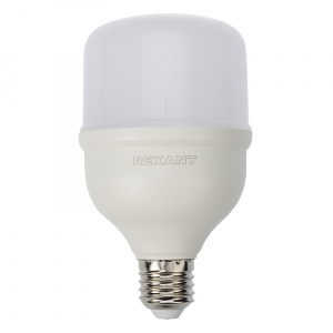 Лампа светодиодная высокомощная 30Вт E27 (+переходник E40) 2850Лм AC140~265В 6500K REXANT