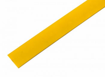 Трубка термоусаживаемая ТУТ нг 22,0/11,0мм, желтая, упаковка 10 шт. по 1м REXANT