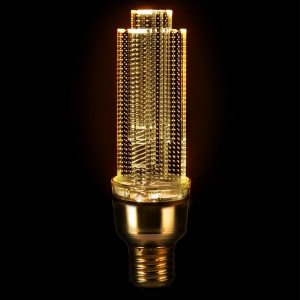 GENERAL лампа светодиодная 5Вт Е27 2700К Золотая GLDEN-CRYSTAL-5-230-E27-6500