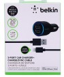 Автомобильное зарядное устройство Belkin на 2 USB 20W 4,2A Lightning для iPhone5/5S/6/6S
