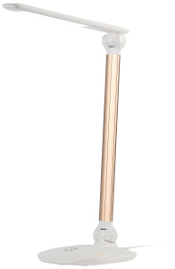 ЭРА Настольный светильник NLED-456-10W-W-G светодиодный белый с золотом