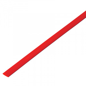Трубка термоусаживаемая ТУТ 40,0/20,0мм, красная, упаковка 10 шт. по 1м, PROconnect