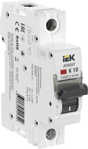 Изображение товара ARMAT Автоматический выключатель M10N 1P K 10А IEK