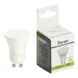 Изображение товара FERON Лампа светодиодная, (5W) 230V GU10 4000K MR11, LB-272