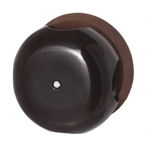 Bironi Распред. коробка №1 86мм Фаберже, керамика, цвет коричневый (4 кабельных ввода в компл.)
