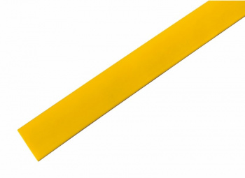 Трубка термоусаживаемая ТУТ нг 19,0/9,5мм, желтая, упаковка 10 шт. по 1м REXANT