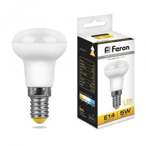 FERON лампа светодиодная LB-439 R39 5W 230V E14 2700K*