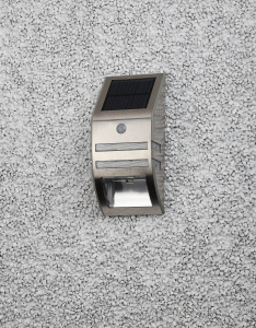 ЭРА Фасадный светильник Хром, на солнечной батарее, 3LED, 50lm