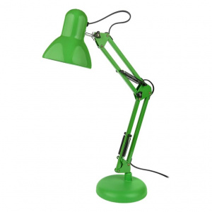 GENERAL cветильник настольный под лампу Е-27 зеленый основание + струбцина 2в1 GTL-037