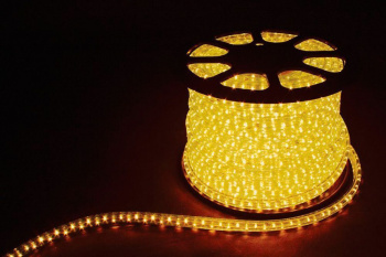 FERON Дюралайт светодиодный LED-F3W 3-х жильный , желтый, 2,88Вт/м 72LED/м 50м 220V
