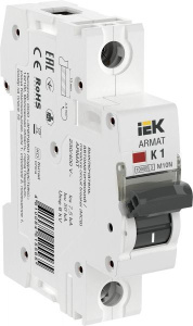 Изображение товара ARMAT Автоматический выключатель M10N 1P K 1А IEK