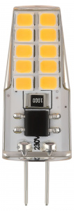 Лампочка светодиодная ЭРА STD LED-JC-2,5W-220V-SLC-840-G4 G4 2,5Вт силикон капсула нейтральный белый свет