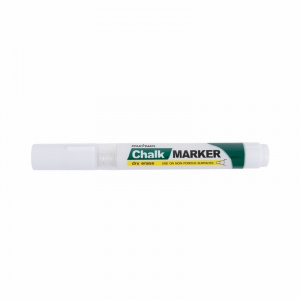 Маркер меловой Chalk Marker 3мм, спиртовая основа, белый MunHwa