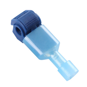 STEKKER Зажим прокалывающий ответвительный с плоским разъемом (10 пар) 0,75-2,5мм2, синий (DIY упаковка 20шт) LD503-401-25