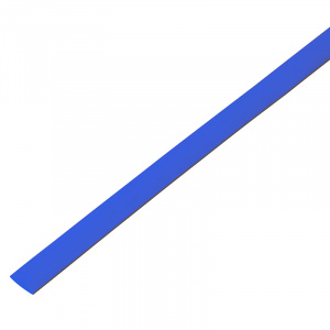 Трубка термоусаживаемая ТУТ 10,0/5,0мм, синяя, упаковка 50 шт. по 1м, PROconnect