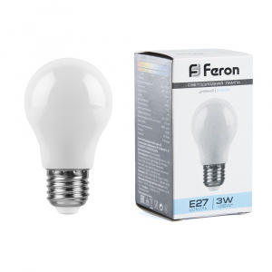 FERON Лампа светодиодная LB-375 E27 3W 6400K