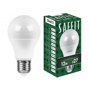 FERON Лампа светодиодная SAFFIT SBA6012 Шар E27 12W 6400K