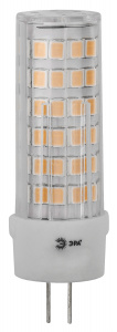 Лампочка светодиодная ЭРА STD LED JC-5W-12V-CER-827-G4 G4 5Вт керамика капсула теплый белый свет