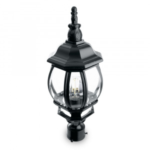 FERON Светильник садово-парковый 8103/PL8103 восьмигранный на столб 100W E27 230V, черный
