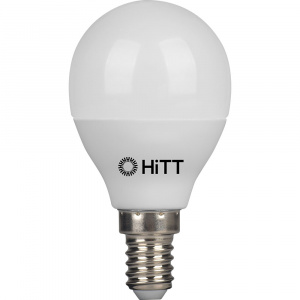 GENERAL Лампа светодиодная HiTT-PL-G45-13-230-E14-6500, 1010060, E14, 6500 К