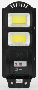ЭРА Консольный светильник на солн. бат.,COB,с кронштейном,40W,с датч.движ., ПДУ,750lm, 5000К, IP66 (