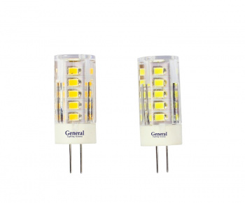 GENERAL лампа светодиодная капсульная GLDEN-G4-5-P-12-2700 пластик