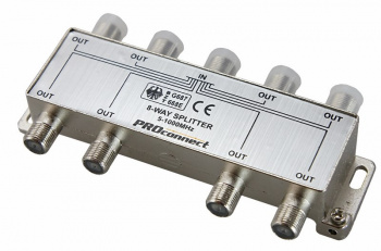 Делитель ТВх8 под F-разъем, 5-1000МГц PROconnect