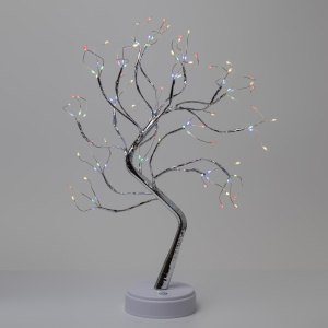 Светодиодная новогодняя фигура ЭРА ЕGNID - 36MC Дерево с самоцветами 36 microLED