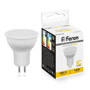 FERON Лампа светодиодная, (13W) 230V G5.3 2700K MR16, LB-960 от оптового интернет-магазина Макел25.