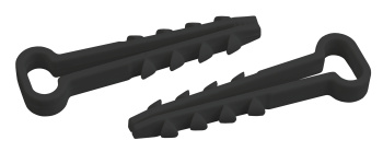 ЭРА Дюбель хомут DXP-5-10-b-10 для плоского кабеля 5-10 мм черный 10шт